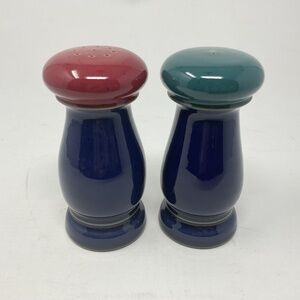 Denby Harlequin (retired) Stoneware Salt & Pepper Shaker Set